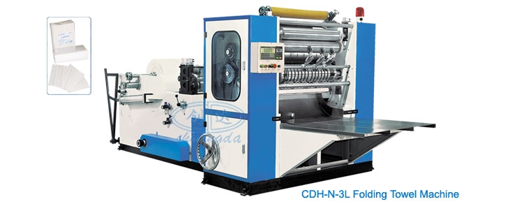Ligne de production de papier essuie-mains CDH-N-3L